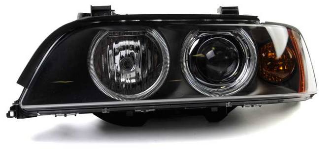 BMW Headlight Assembly - Driver Side (Halogen) 63126900199 - Hella 008053051